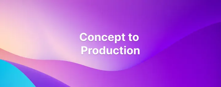 Concept to Production presentation title slide
