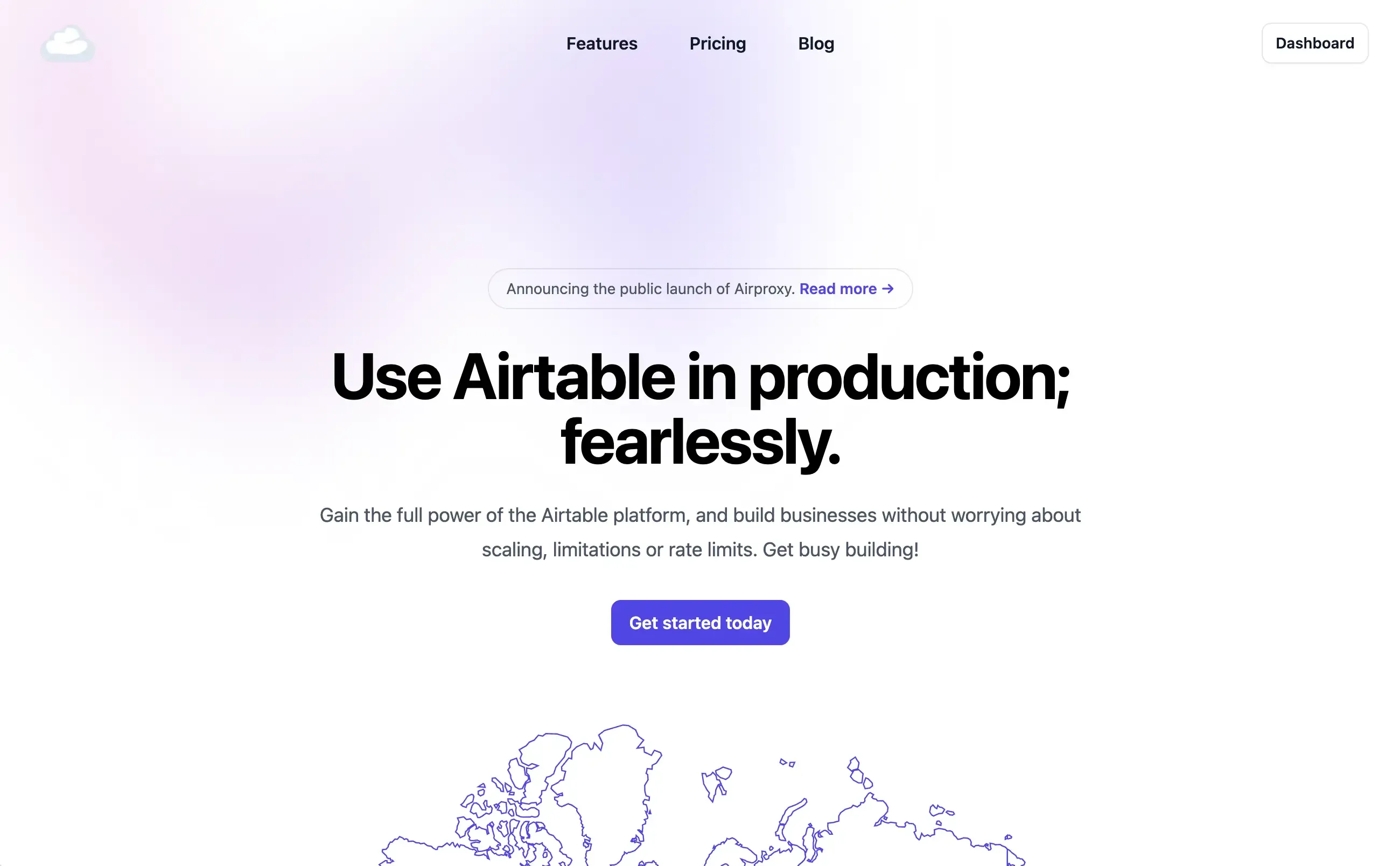 Airproxy product interface screenshot