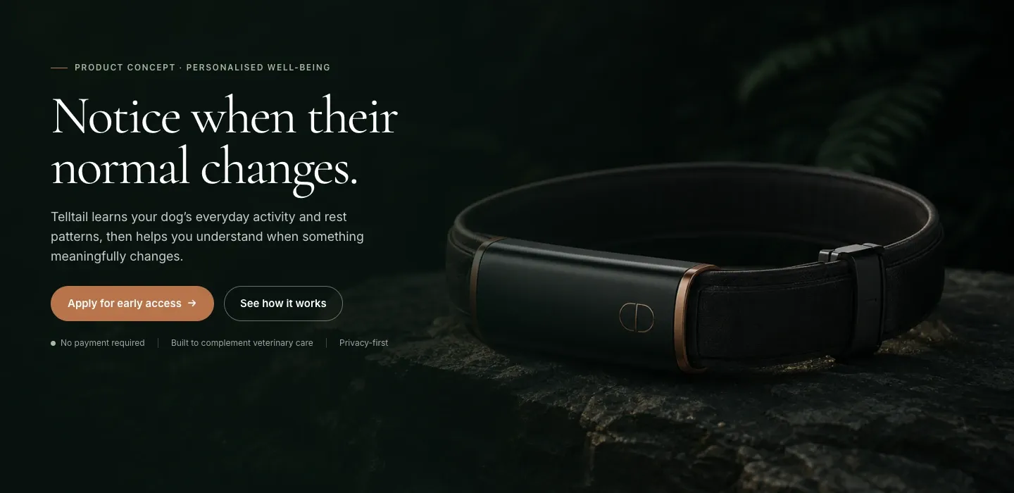 TellTail product interface screenshot